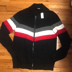 Navy striped sweater